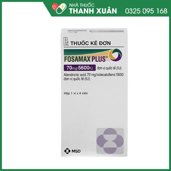 Fosamax Plus 70mg/5600IU điều trị loãng xương